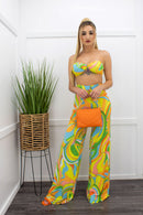 Crop Top Pant Set-Set-Moda Fina Boutique