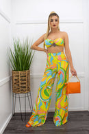 Crop Top Pant Set-Set-Moda Fina Boutique