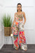 Emani Print Crop Top Belted Pant Set-Set-Moda Fina Boutique