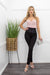 Embellished Full Detail Pink Corset Top-Top-Moda Fina Boutique