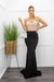 Embellished Rhinestone W Fringe Blazer Black Maxi Dress-Maxi Dress-Moda Fina Boutique