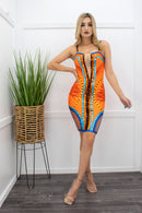 Embellished Sleeveless Bandage Mini Dress-Mini Dress-Moda Fina Boutique