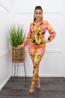 Emma Print Crop Top Skinny Pant Set-Set-Moda Fina Boutique