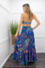 Floral Front Cut With Bodysuit Maxi Dress-Maxi Dress-Moda Fina Boutique