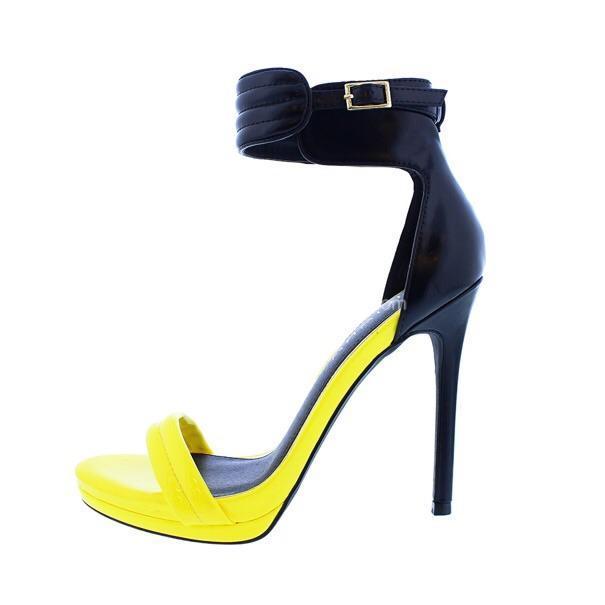 Honey Ankle Belt Open Toe High Heels-Shoes-Moda Fina Boutique