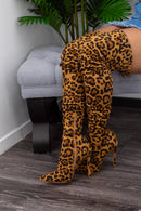 Leopard Suede Boots-Shoes-Moda Fina Boutique