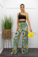 One Shoulder Crop Top High Waist Pant Set-Set-Moda Fina Boutique