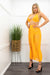 Orange Fringe Crop Top Maxi Skirt Set-swimwear-Moda Fina Boutique