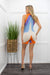 Sleeveless Bodycon Blue Romper-Romper-Moda Fina Boutique