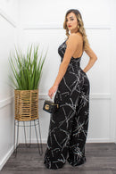 Sleeveless Wide Leg Jumpsuit-Jumpsuit-Moda Fina Boutique