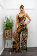 Sleeveless Wide Leg Jumpsuit-Jumpsuit-Moda Fina Boutique