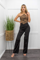 Tie Back Crop Top Pant Set-Set-Moda Fina Boutique