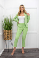 Two Piece Blazer Pant Set-Set-Moda Fina Boutique