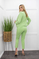 Two Piece Blazer Pant Set-Set-Moda Fina Boutique